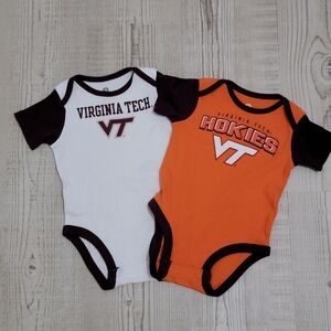 Virginia Tech Hokies Infant Onesies 3-6 Months